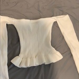 Off the shoulder shirt